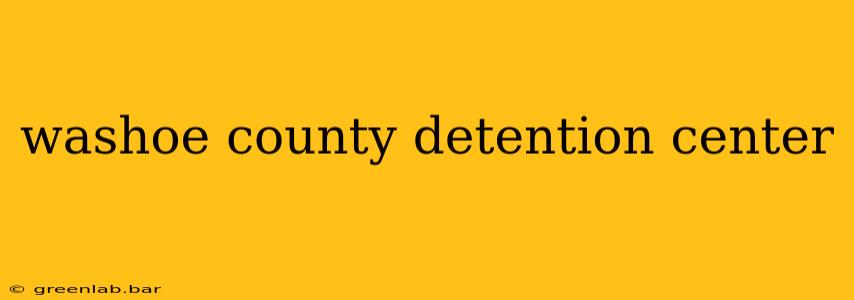 washoe county detention center