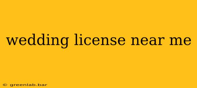 wedding license near me