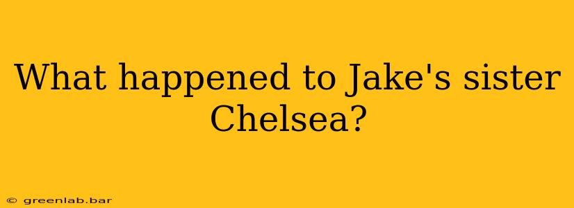 What happened to Jake's sister Chelsea?