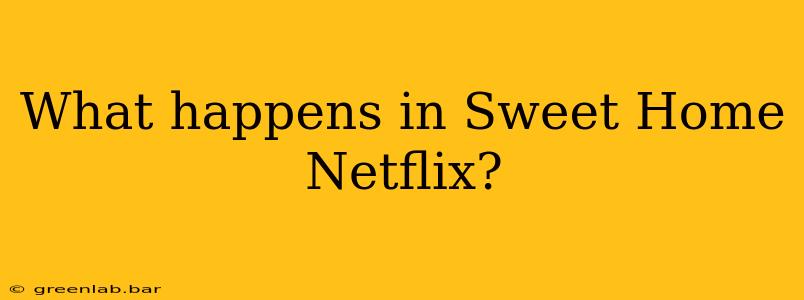 What happens in Sweet Home Netflix?