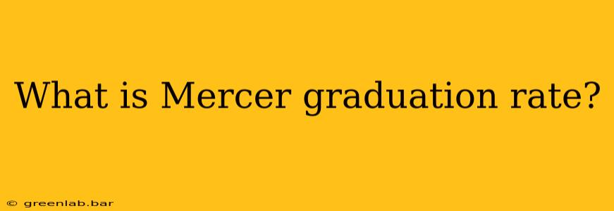 What is Mercer graduation rate?