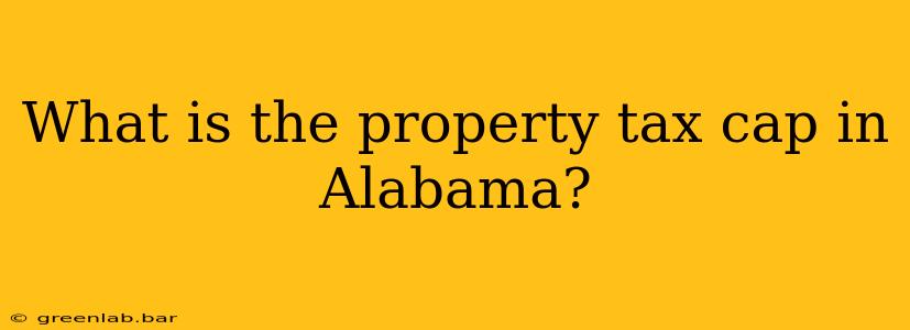 What is the property tax cap in Alabama?