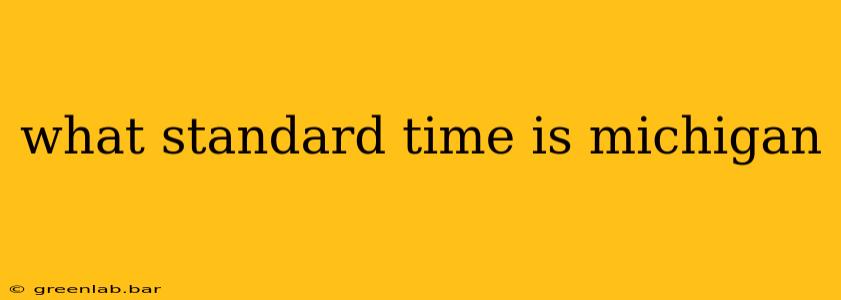 what standard time is michigan