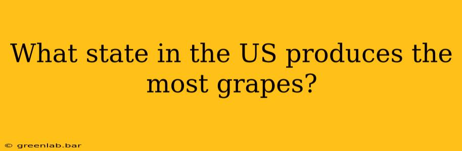 What state in the US produces the most grapes?