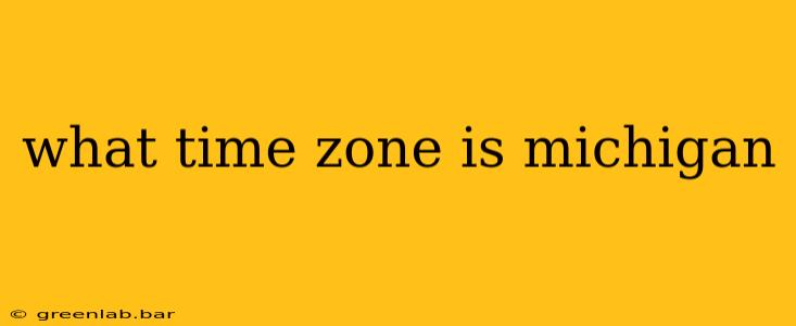 what time zone is michigan