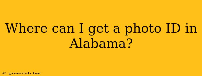 Where can I get a photo ID in Alabama?