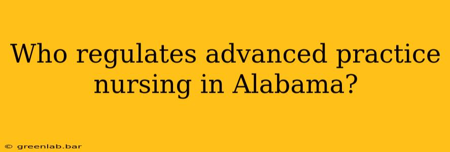 Who regulates advanced practice nursing in Alabama?