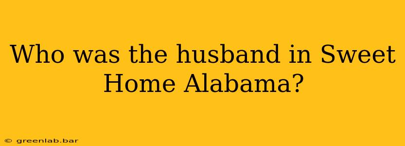 Who was the husband in Sweet Home Alabama?