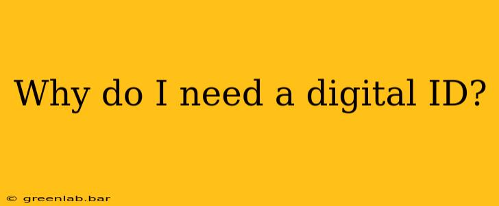 Why do I need a digital ID?