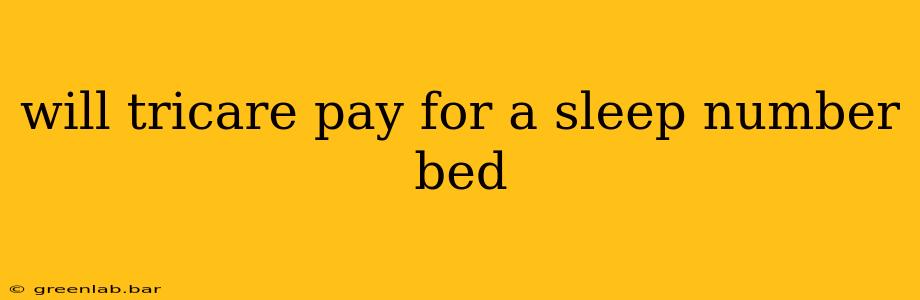 will tricare pay for a sleep number bed