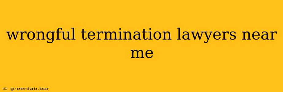 wrongful termination lawyers near me